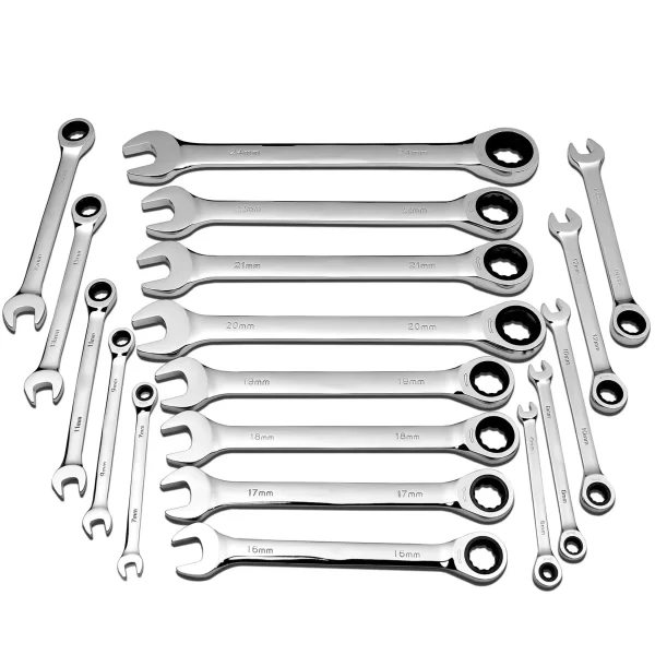 Ratchet Metric Wrenches, Chaves Universais para Reparação Automóvel, Ferramentas manuais