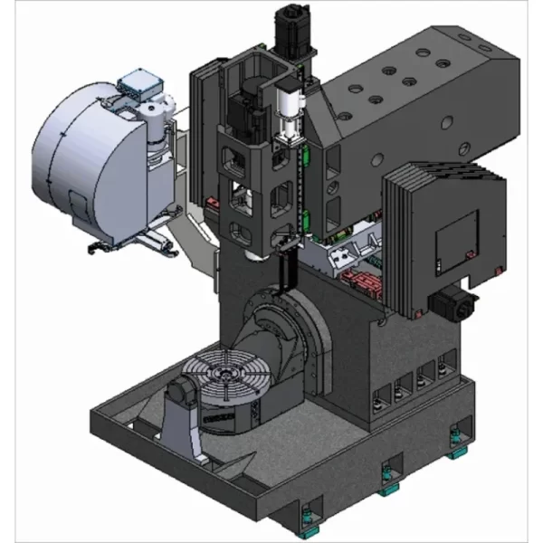 Máquina central de usinagem vertical CNC, VMC850, 3 eixos, 4 eixos