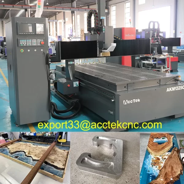 Máquina Router CNC 3 eixos, 1325, 1530, 2030, 2040, com Magazine de 12 Ferramentas