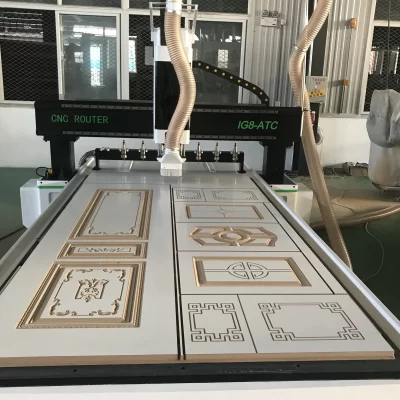 Máquina de escultura em madeira CNC, escultura 3D, 1325 1530, 4*8 pés