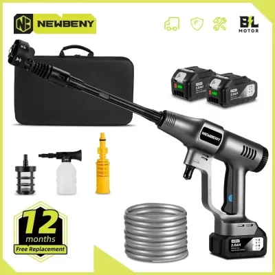 3500w 200bar sem escova elétrica lavadora de alta pressão sem fio eficiente carro jardim limpeza pistola ferramenta para makita 18v bateria