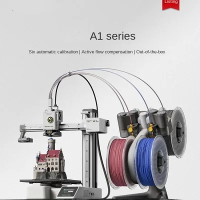 Série A1 Nivelamento Automático Impressora 3D, FDM de alta velocidade Home Desktop, Calibração Automática, Multi-Color