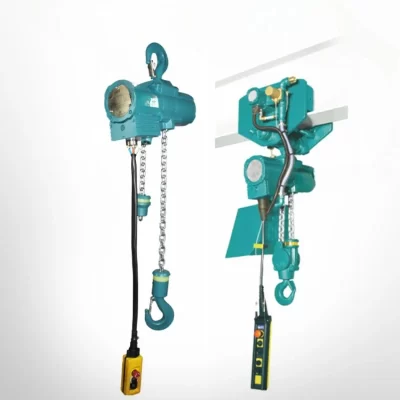 Guindaste Chain móvel à prova de explosão do anel, grua pneumática, mina de carvão, subterrânea, fixa, 0.25T6 m