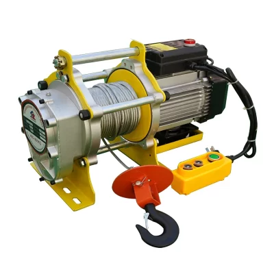Guinchos elétricos pequenos da corda do fio, velocidade rápida, 800kg, 1000kg, 220V, 380V