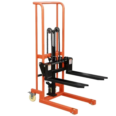 Yjq-Plataforma Elevatória Hidráulica Manual de Empilhadeira, Carga e Descarga Elétrica, Miniatura, Carrinho Empilhador Doméstico Pequeno