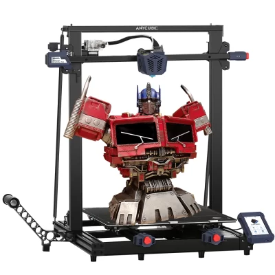 ANYCUBIC-Impressora 3D Kobra Max Double Screw Motor, Velocidade de impressão, Rapidez de impressão 400x400x450mm, 180mm, FDM