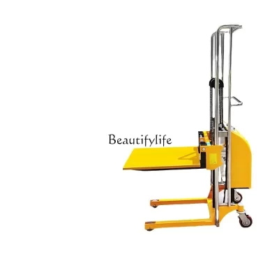Empilhador hidráulico manual leve e simples, empilhadeira de levantamento e manuseio de moldes pequenos
