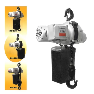 Grua elétrica de levantamento de 0.25t 110/220v com corrente de 3 medidores para fábricas/armazéns/construções/guindastes elétricos industriais