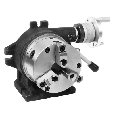 Disco Divisor Cabeça Universal, Mandril de 3 Mandíbulo Rotativo, Vertical, Horizontal, Dupla Utilização, Simples, Rápido