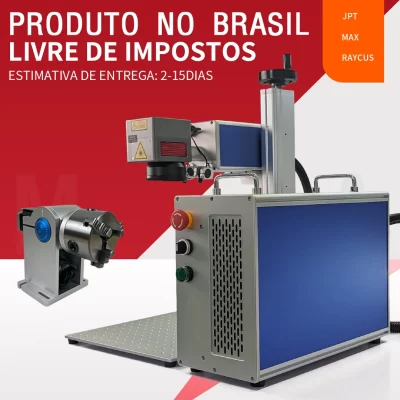 Raycus fibra Laser marcação máquina, Split Laser gravura máquina para Metal gravador de jóias, 20W, 30W, 50W
