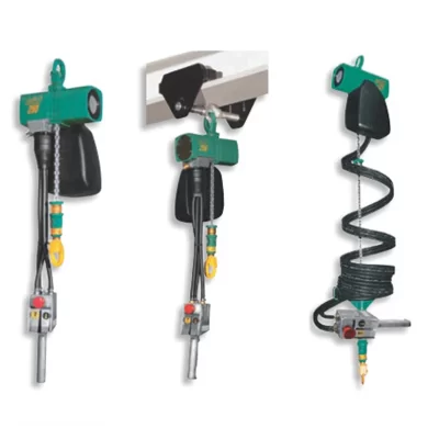 Air Chain Hoist Lift Machine, elevação pneumática, Peris, 1 Tonelada, 100 Tons