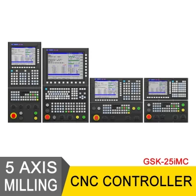 Gsk 25imc alto grau 5 eixos cnc controladores para fresadora e centro de usinagem cnc sistema