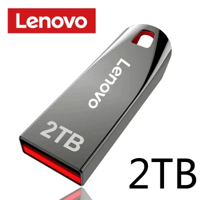 Lenovo 2tb usb 3.0 flash drives de metal de alta velocidade pendrive 1tb 512gb 256gb portátil unidade usb à prova dwaterproof água memoria usb flash disk