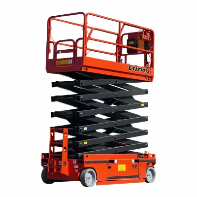 Plataforma de elevação hidráulica elétrica, Elevador de tesoura automotor, para venda, 4m, 6m, 8m, 10m, 12m, 14m