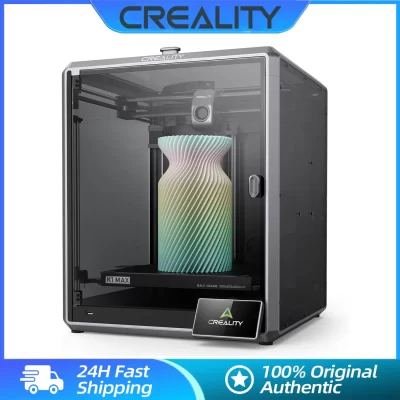 Creality 3D K1 MAX Impressora 3D 600 mm/s Impressora 3D de alta velocidade com extrusora de acionamento direto de nivelamento automático Função AI inteligente