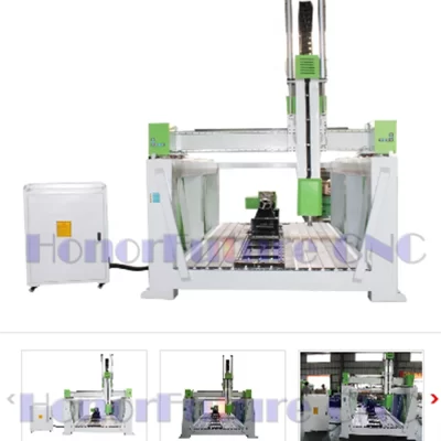 Atc CNC Foam Cutter com Rotary, Roteador de tamanho grande, 4 eixos, 2000x4000mm, 5 eixos