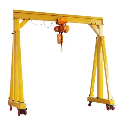 Guindaste de grua móvel elétrico pequeno, fornecedor chinês, 1, 2, 3, 5, 10, 15, 20 Ton, oficina, 5000kg