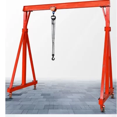 Guindaste de pórtico ajustável portátil com bloco Chain, alumínio, simples, 3 Ton, 5 Ton, 10 Ton Capacidade
