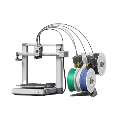 Bamboo Lab A1 Full-Auto Calibração Impressora 3D, Multi-Color, Compensação de Fluxo Ativo, Versão Combo, Uso Industrial, Novo, 3DP
