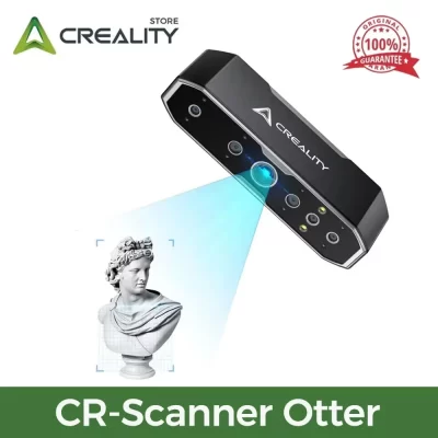 Creality cr-scanner otter 0.02mm de alta precisão 24 bits 20fps anti-vibração digitalização colorida portátil scanner 3d para k1