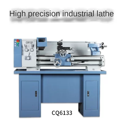 CQ6132 pequena máquina de processamento industrial, de alta potência, multifuncional, micro torno de metal, atualizado