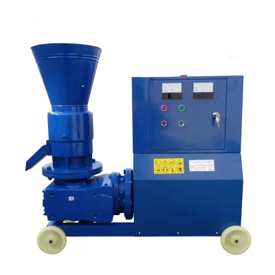 Madeira Pellet que faz a máquina com motor elétrico, Granulador, Plana Die Pellet Mill, MKL229