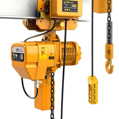 Grua elétrica de corrida com carro esportivo, 2T Single Link, 5m, eletricidade trifásica, 220V, 60Hz, guindaste industrial móvel