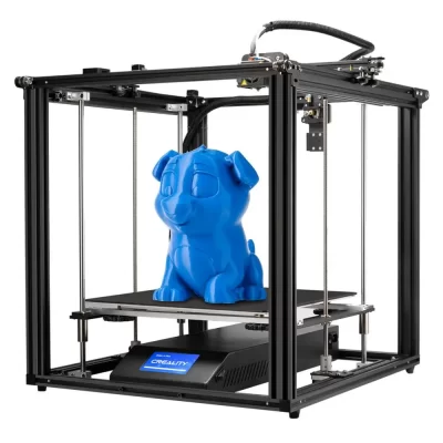 Creality-Ender-5 Plus Kit de Impressora 3D, 350x350x400mm, Tamanho de Impressão Grande, Eixo Z Duplo, Nivelamento Automático da Cama, Pré-Instalado