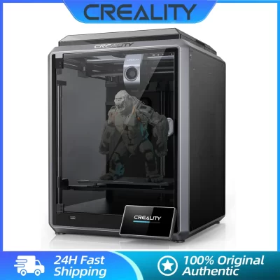 Creality k1 máquina de impressora 3d rápida 600 mm/s extrusora de acionamento direto de engrenagem dupla nivelamento automático tamanho de impressão 220x220x250mm