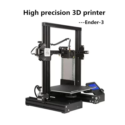 Desktop Impressora 3D De Alta Precisão, Ensino Doméstico, Grau Industrial, Modelo DIY, Robô Espacial, Ender-3