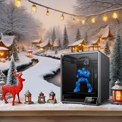 Creality k1 max impressora 3d 600 mm/s impressora 3d de alta velocidade auto nivelamento extrusora de acionamento direto função inteligente ai 300x300x300mm