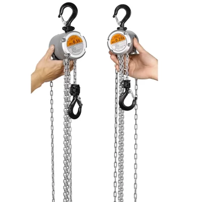 KACC-Mini Mão Chain Hoist Hoist Mount, Alavanca Manual Portátil, Bloco de elevação, Elevador, Certificado CE, 0,25 Tonelada, 0,5 Tonelada, 3M
