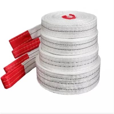 O peso 3 toneladas & 5 toneladas do urso do guindaste da ponte do estilingue do webbing, engrossou a linha de reboque lisa do reboque da correia resistente ao desgaste