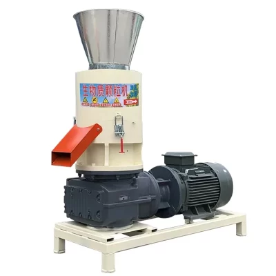 Biomassa Pellet Press Machine, 4.4kw, 200 a 300 kg/h