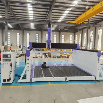 AccTek-Roteador CNC para escultura em madeira, Mesa grande, Máquinas para trabalhar madeira, 4 eixos, 1325, 1530, 2040, 1325