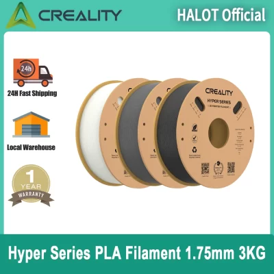 Filamento de impressão 3D de alta velocidade Creality Hyper PLA de 3KG 1.75mm para impressora 3D Creality K1C / K1 MAX /Ender 3 V3 SE/KE