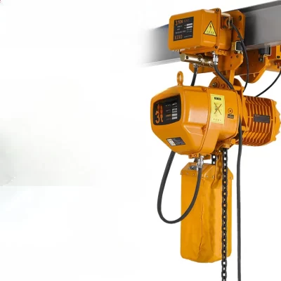 Grua de elevação elétrica de dupla velocidade, Anel Cadeia, Talha, Guindaste de elevação, Carro esportivo, 380V, 1 tonelada, 2 toneladas, 0,5 toneladas, T-3-5 toneladas