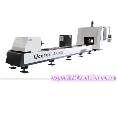 Máquina de corte do tubo do laser da fibra do CNC, IPG Raycus 1500W, 2000W, 3000W, 4000W, para o processamento da escada do metal