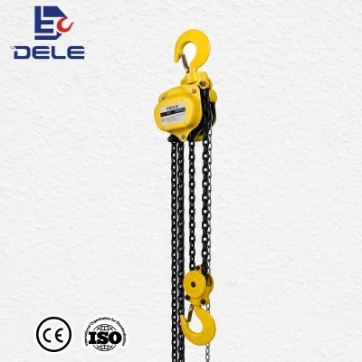 Modo DELE VC talha 3ton * 3M Texugo G80 Manual Cadeia Bloco de Construção Da Talha Manual de Mão Cadeia Engrenagem, caixa de velocidades Fornecido
