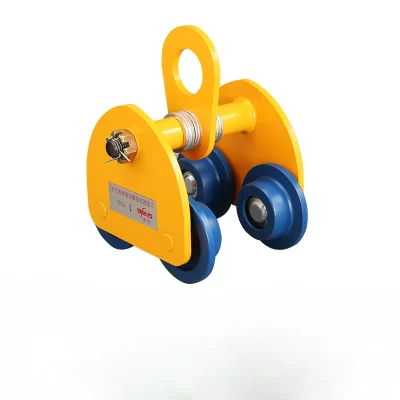Mão rolou a trilha de aço polia, I-Shaped carro esportivo, manual andando monotrilho carrinho, carrinho, carrinho