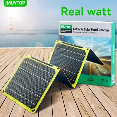 JMUYTOP-Painel solar portátil poderoso ao ar livre, carregador do telefone, banco do poder, estação de poder, USB A C, PD 20W, QC 3.0, 5V, 40W, 12V, 50W