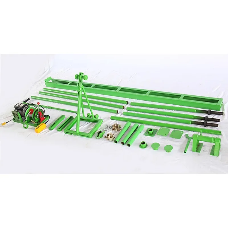 Anel duplo interno com 4 colunas, guindaste deslizante direto, talha pequena, decoração de casa, alimentação - Image 3