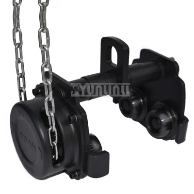 Polia de aço para esquerda e direita Slide, RailHand Lift, Hoist Chain, Crane Acessórios, 1, 2, 3 Ton, 3 Meters