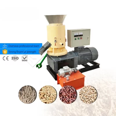 Automático Plano Morrer Madeira Pellet Mill, Grânulo De Combustível De Biomassa Que Faz A Máquina, Máquina De Pellet De Madeira De Grama De Palha