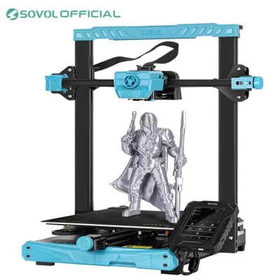 Impressora 3D Sovol SV07 Plus com firmware Klipper, velocidade máxima de impressão 500 mm/s 300 ℃ Fonte de alimentação Meanwell de alta temperatura 600W Impresora 3d