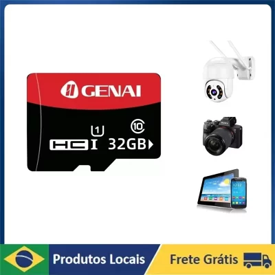 Cartão MicroSDXC para câmeras de segurança e tablets Android, tamanho 15*11*1.0mm +/-0.1mm, 32GB