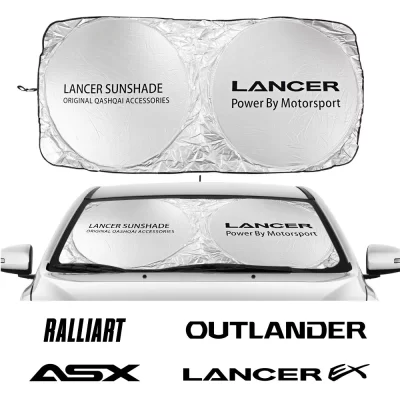 Pára-brisas dianteiro do carro, Capa para Mitsubishi Lancer, EX, Outlander, Lancer, Pajero, ASX, Coupe, Colt, Evolução, X, L200