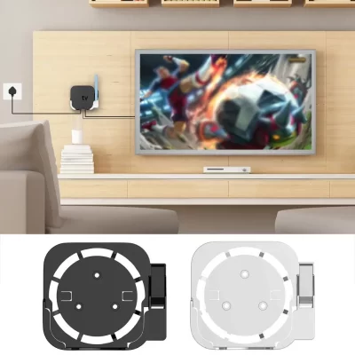 Suporte de parede para controle remoto, fácil de instalar, para apple tv media player