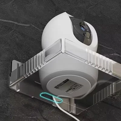 Suporte para Suporte para Câmera Universal, Sem Soco, Auto-adesivo Monitor Prateleira, Suporte CCTV, Wi-Fi Router Bracket, TV Box Rack