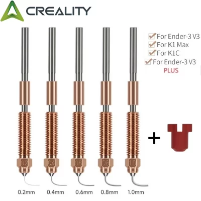 Creality Quick-Swap Unicorn Nozzle Kit, impressão de alto fluxo, material atualizado, instalação rápida, K1C _ K1 Max_Ender-3 V3